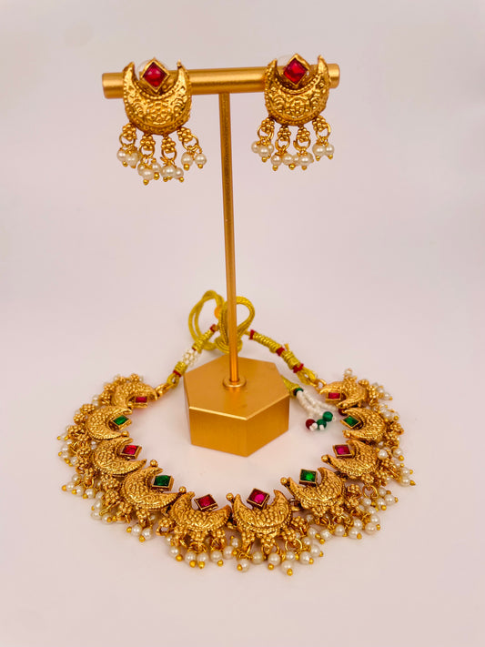 aira-crescent-gold-crescent-ruby-emerald-stone-necklace-set